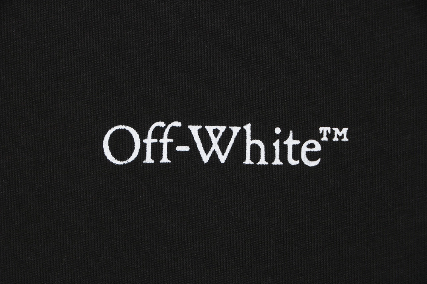 Off-White “Equestrian Arrow” Graphic T-Shirt Black Brand Print