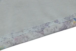 Off-White Grey Galaxy Paint Splatter Arrow Graphic T-Shirt