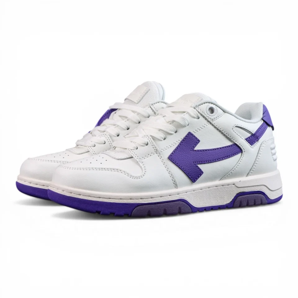 Off-White Out Of Office 'White Dark Purple'