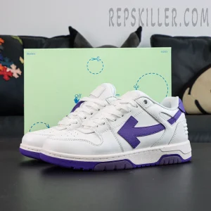 Off-White Out Of Office 'White Dark Purple'