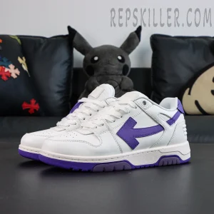 Off-White Out Of Office 'White Dark Purple'