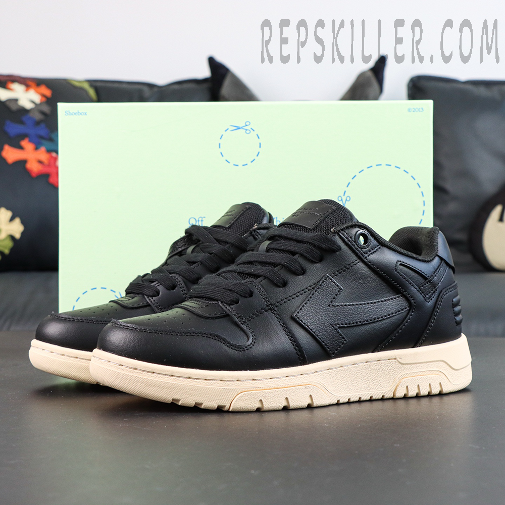 Off-White Out of Office 'Black Cream'