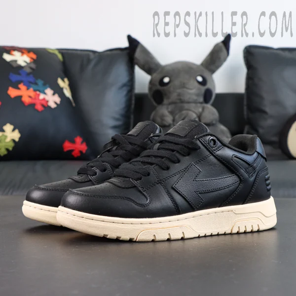 Off-White Out of Office 'Black Cream'