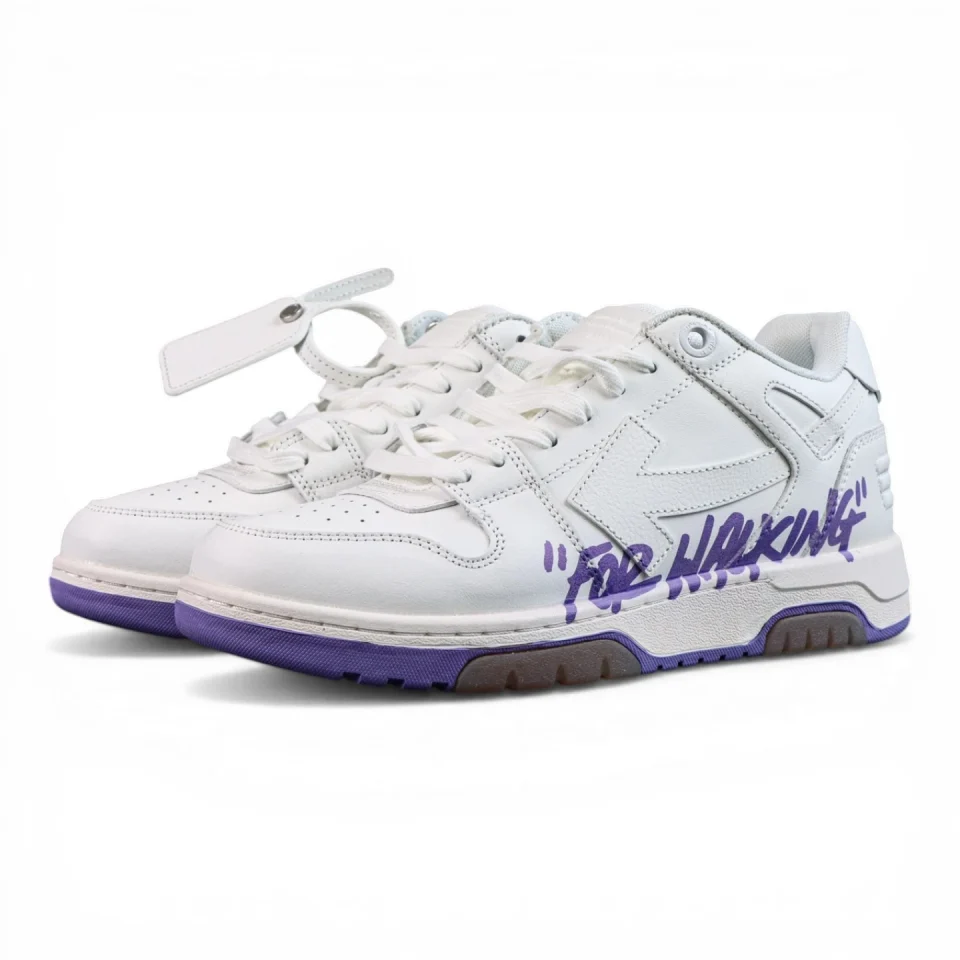 Off-White Out of Office 'For Walking - White Lilac'