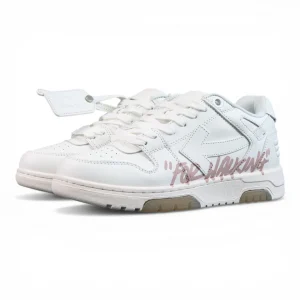 Off-White Out of Office 'For Walking - White Pink'