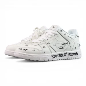 Off-White Out of Office Leather 'WHITE - BLACK'