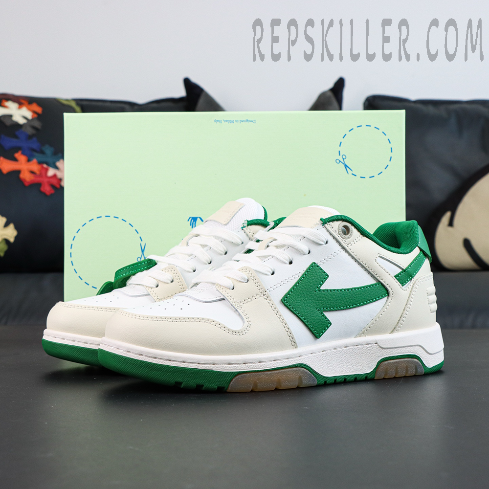 Off-White Out of Office Low 'White Green'