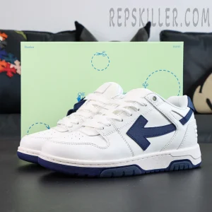 Off-White Out of Office 'White Navy Blue'