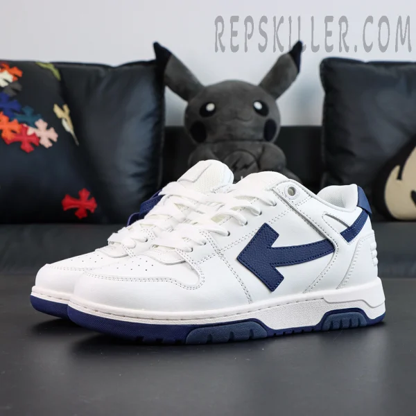Off-White Out of Office 'White Navy Blue'