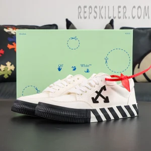 Off-White Vulcanized Low 'White Black'