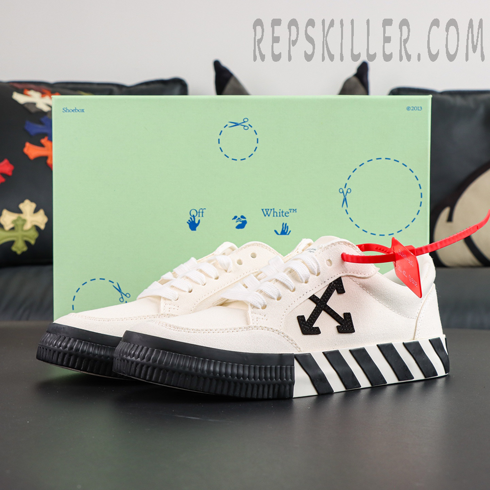 Off-White Vulcanized Low 'White Black'