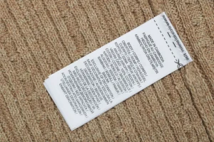 Ralph Lauren Cable Knit Polo T-Shirt Brown Wash label