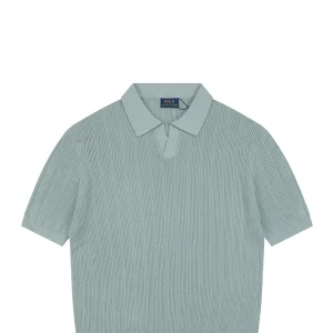 Ralph Lauren Linen Cotton Knit Polo T-Shirt Green