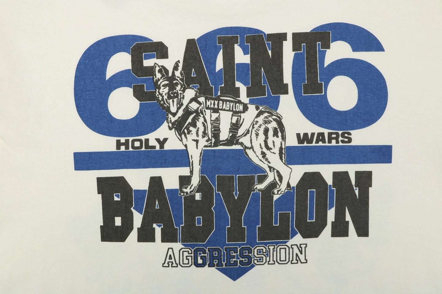 Saint Michael “Babylon Wolves” Vintage T-Shirt Back Print