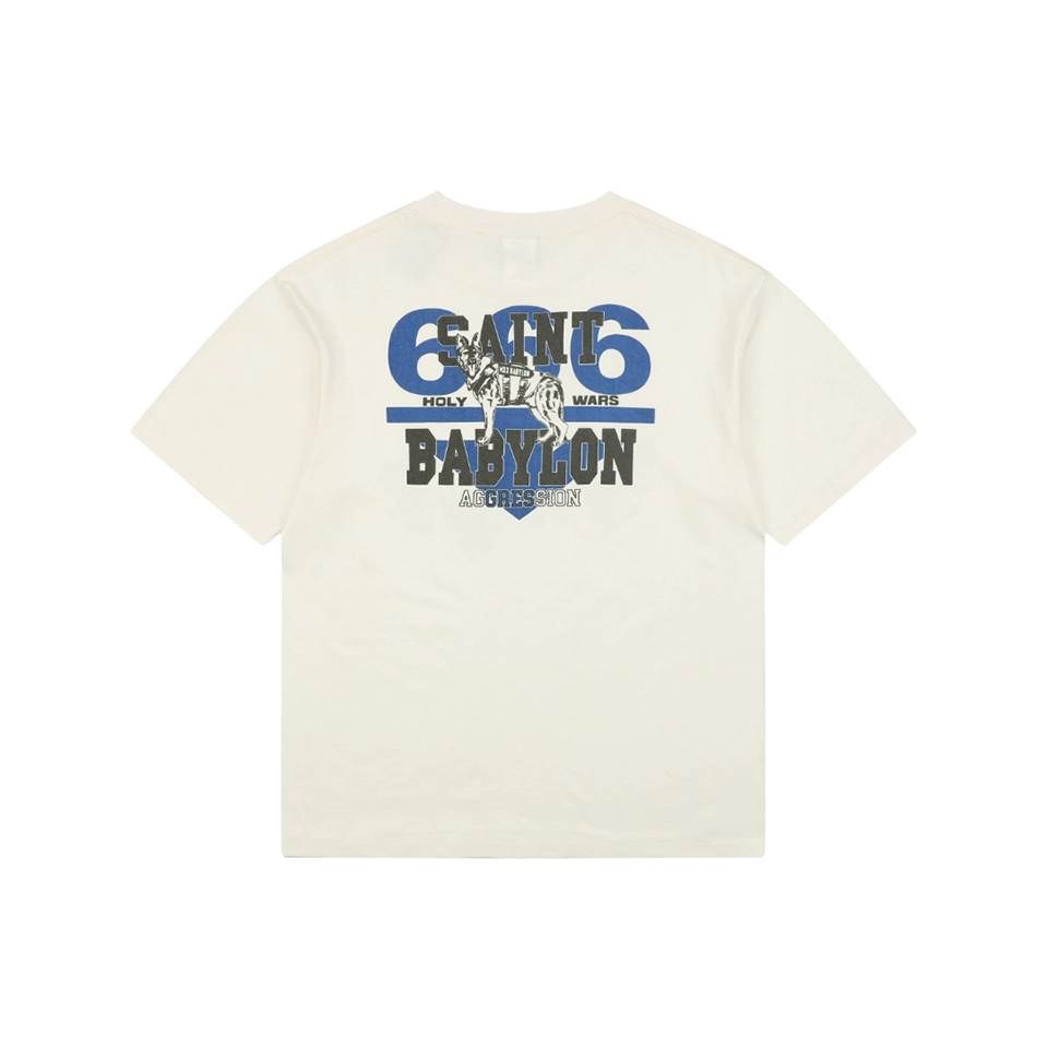 Saint Michael “Babylon Wolves” Vintage T-Shirt Back view