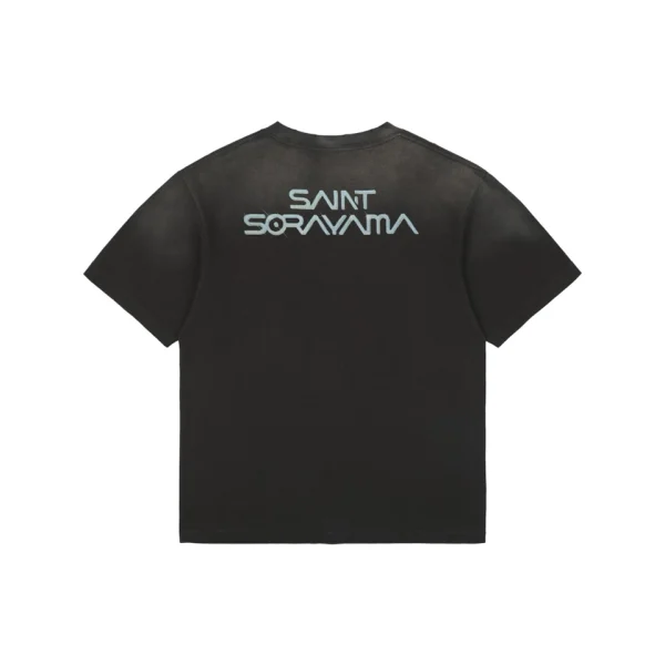 Saint Michael Mechanical Dinosaur Graphic T-Shirt Back view