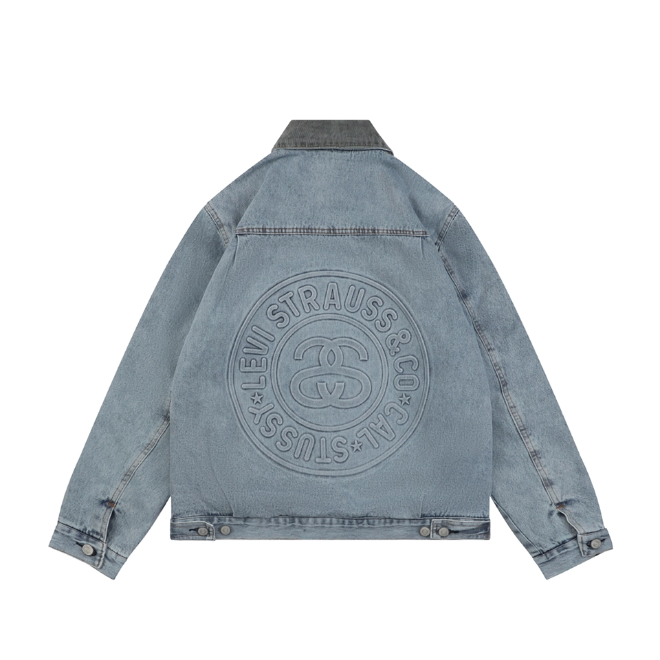 Stussy × Levi’s 150th Anniversary Embossed Denim Jacket