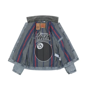 Stussy × Levi’s 150th Anniversary Embossed Denim Jacket Lining