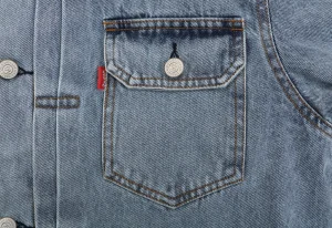 Stussy × Levi’s 150th Anniversary Embossed Denim Jacket Pocket