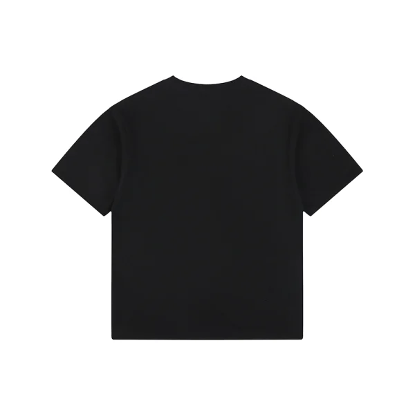 We11done Gradient Logo Graphic T-Shirt Black Back view
