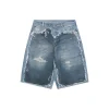 Acne Studios 1981M Trompe-l’œil Distressed Denim Shorts