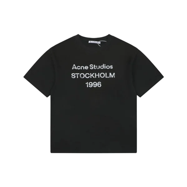 Acne Studios 1996 Distressed Logo T-Shirt Front view