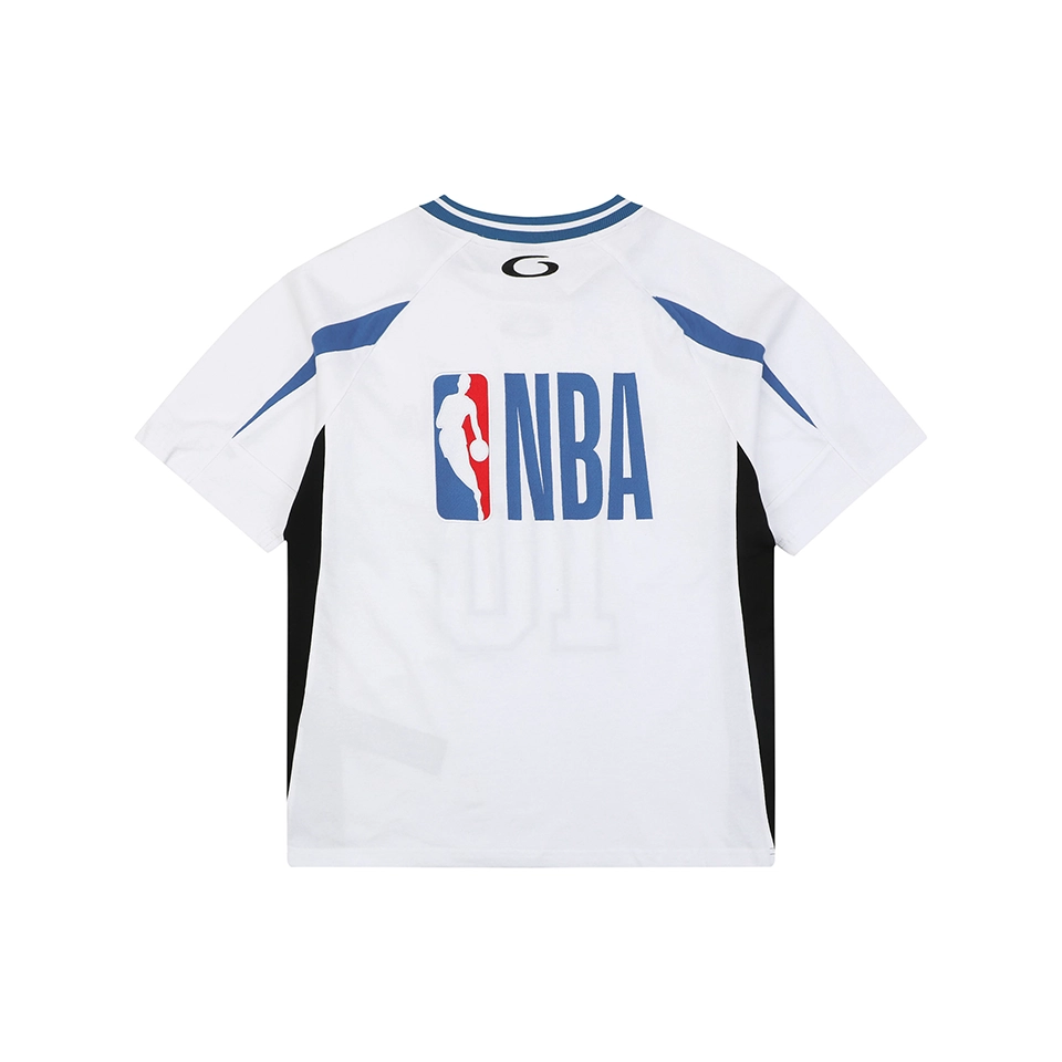 Balenciaga “10” NBA Color-Block Jersey T-Shirt Back view