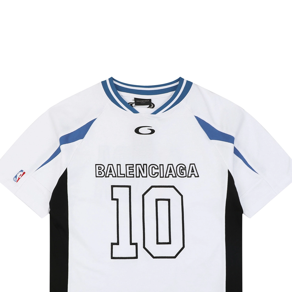 Balenciaga “10” NBA Color-Block Jersey T-Shirt