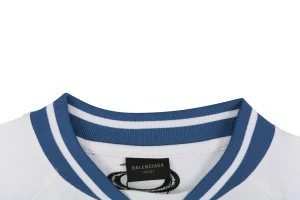 Balenciaga “10” NBA Color-Block Jersey T-Shirt Collar