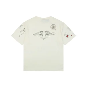 Balenciaga 1917 Rose Graphic T-Shirt Back view