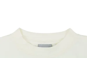 Balenciaga 1917 Rose Graphic T-Shirt Collar