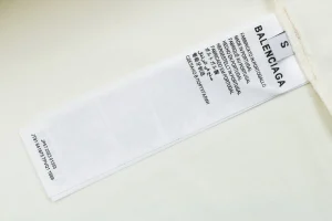 Balenciaga 1917 Rose Graphic T-Shirt Wash label