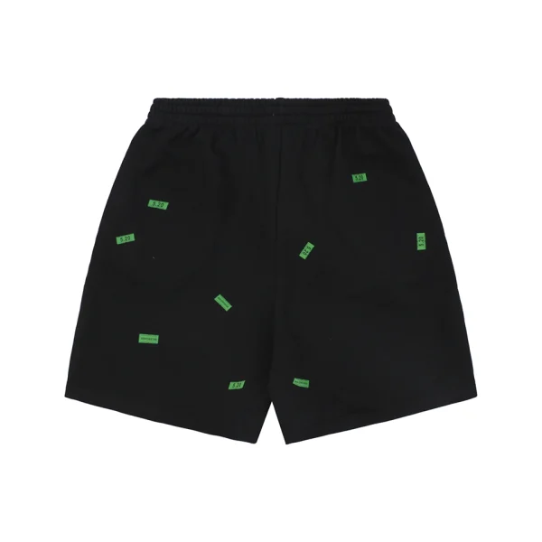 Balenciaga 520 Label Patchwork Shorts Back view