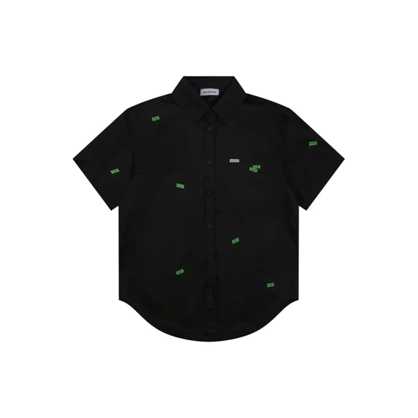 Balenciaga 520 Sticker Label Print T-Shirt Front view