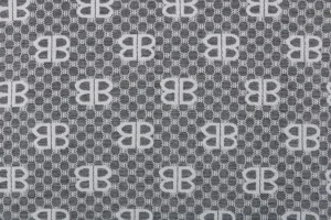 Balenciaga All-Over BB Monogram Jacquard T-Shirt White