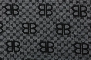 Balenciaga All-Over BB Monogram Jacquard T-Shirt Black