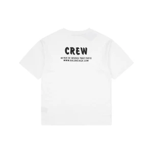 Balenciaga CREW Logo Oversized T-Shirt White Back view
