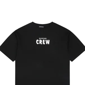 Balenciaga CREW Logo Oversized T-Shirt