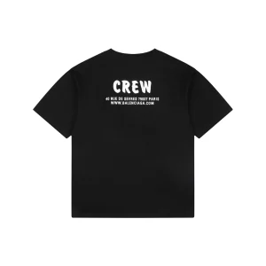 Balenciaga CREW Logo Oversized T-Shirt Back view