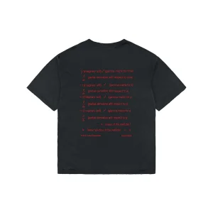 Balenciaga Dirac Equation Embroidered T-Shirt Back view