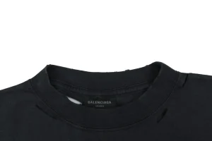 Balenciaga Dirac Equation Embroidered T-Shirt Collar