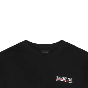 Balenciaga Distressed Cola Logo Print T-Shirt