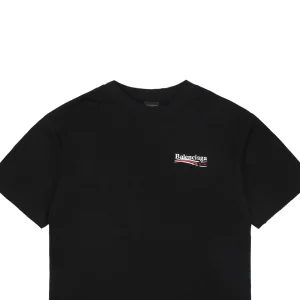 Balenciaga Distressed Cola Logo Print T-Shirt