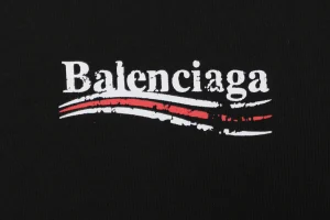 Balenciaga Distressed Cola Logo Print T-Shirt Brand Print