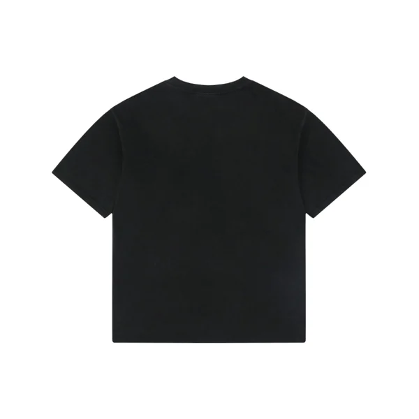 Balenciaga Double B Distressed Logo Washed T-Shirt Back view