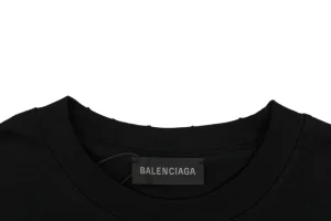 Balenciaga Laurel BB Logo Oversized T-Shirt Collar