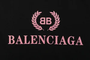 Balenciaga Laurel BB Logo Oversized T-Shirt Front Print