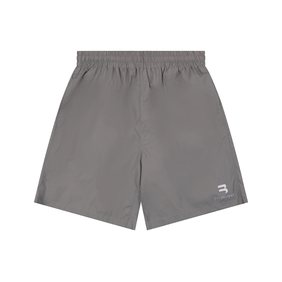 Balenciaga Pioneer “B” Logo Shorts Front view