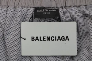 Balenciaga Pioneer “B” Logo Shorts Brand label