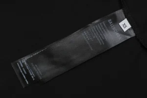 Balenciaga Stage Curtain Crack Print T-Shirt Wash label